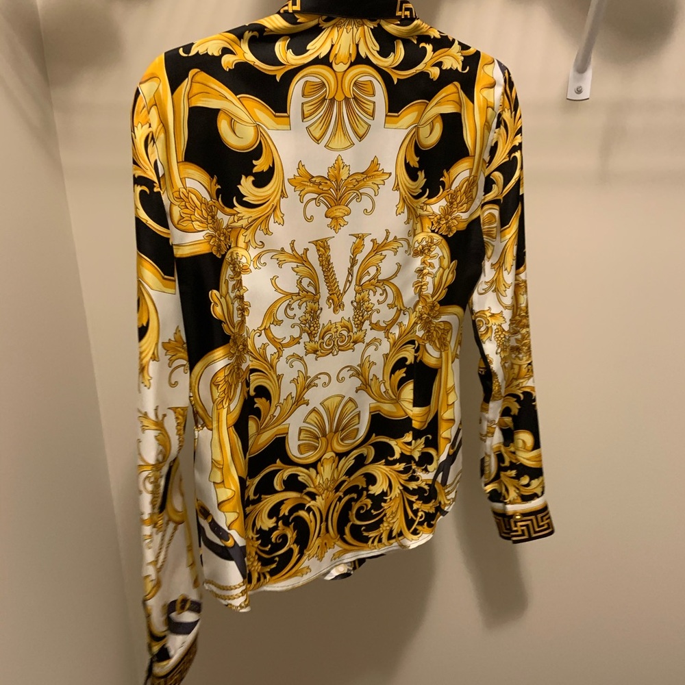 Versace silk top